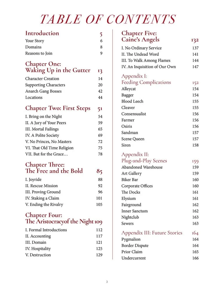 Vampire The Masquerade RPG Book – The Crimson Gutter 5th Edition 5