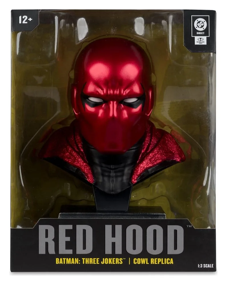 Batman Three Jokers Mask Replica – Red Hood 1:3 Scale 18 cm 7