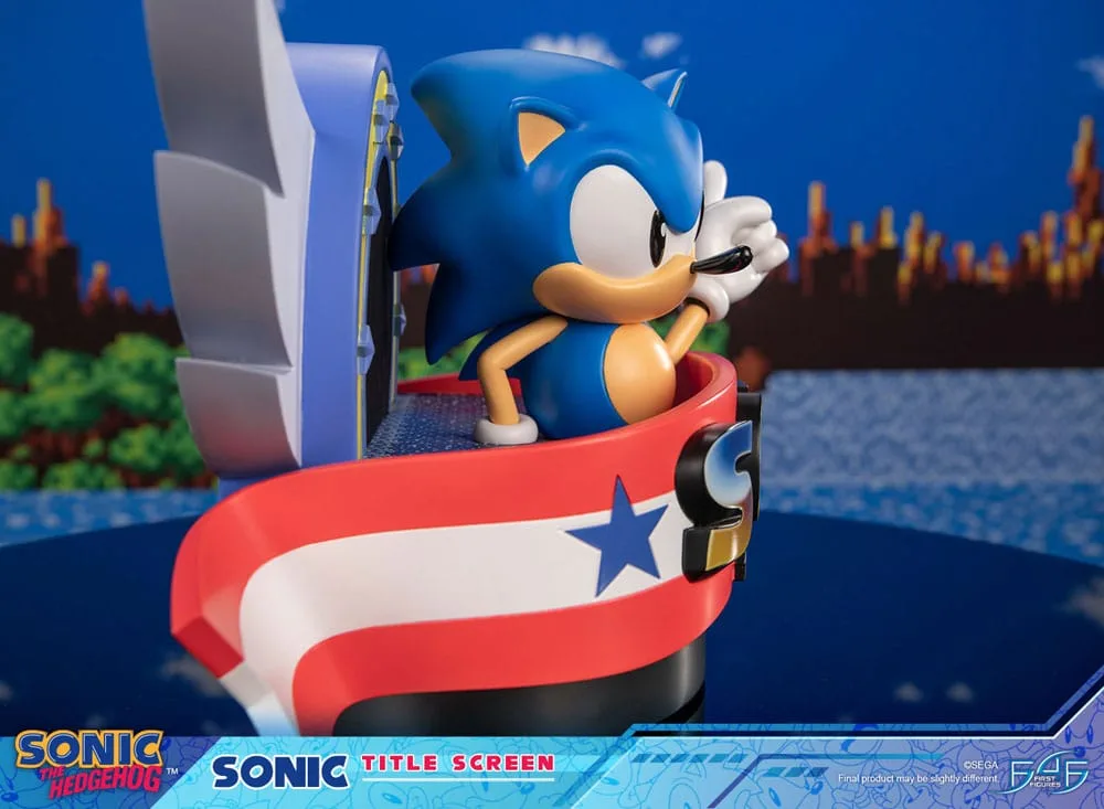 Sonic the Hedgehog Statue – Title Screen 21 cm 10