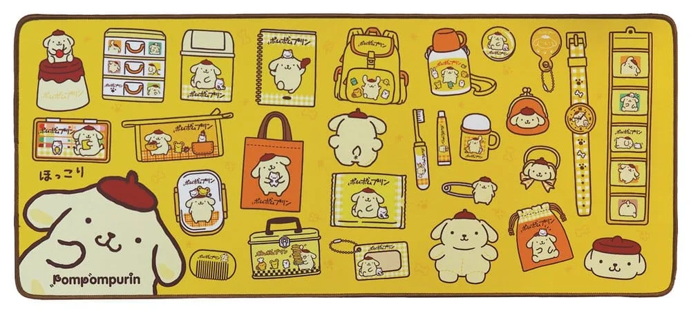 Sanrio Mousepad – Pompompurin XXL 70 x 30 cm