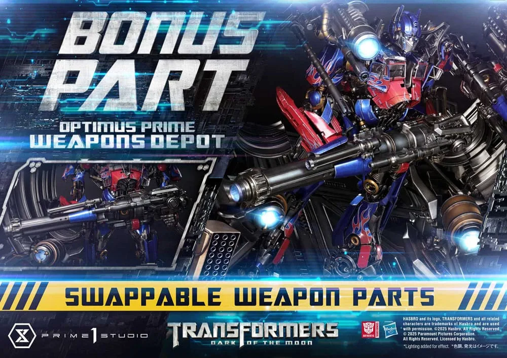 Transformers Statue – Optimus Prime Weapons Depot Bonus Version 3