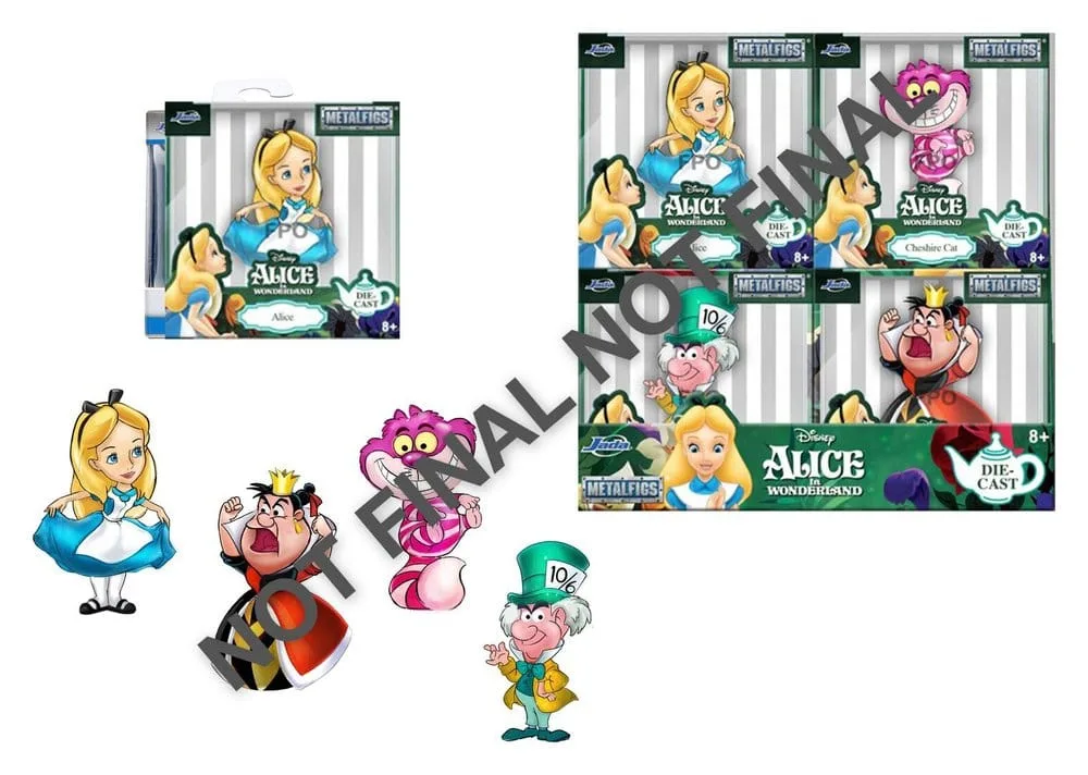 Alice in Wonderland Mini Figures – Wave 1 12-Pack 6 cm