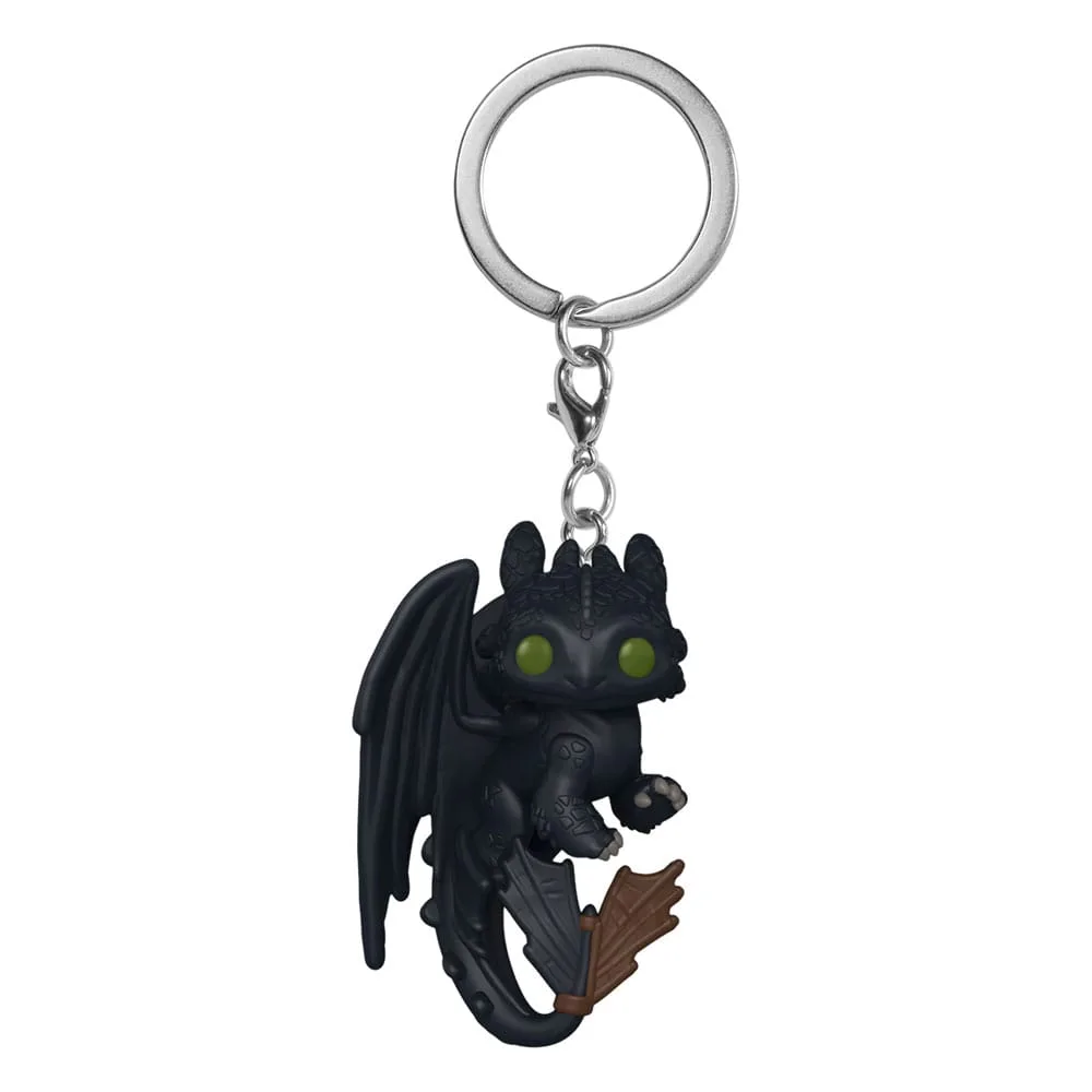How to Train Your Dragon Keychains – Toothless Display of 12 4 cm