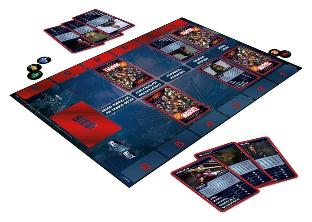Marvel Board Game – Top Trumps BattleMat German Edition 11