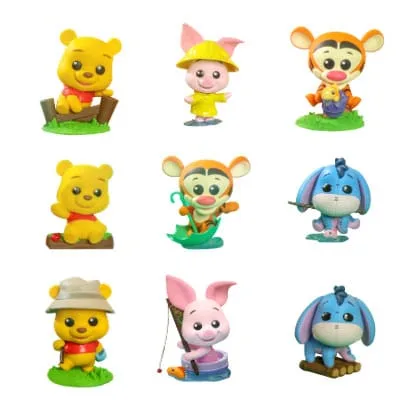 Disney Winnie the Pooh Mini Figures – 8 Cosbi Blind Boxes 8 cm