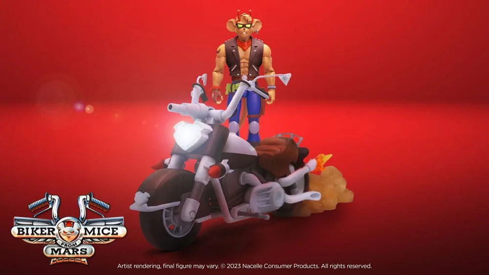 Biker Mice from Mars Vehicle – Throttle’s Martian Monster Bike 23 cm 5
