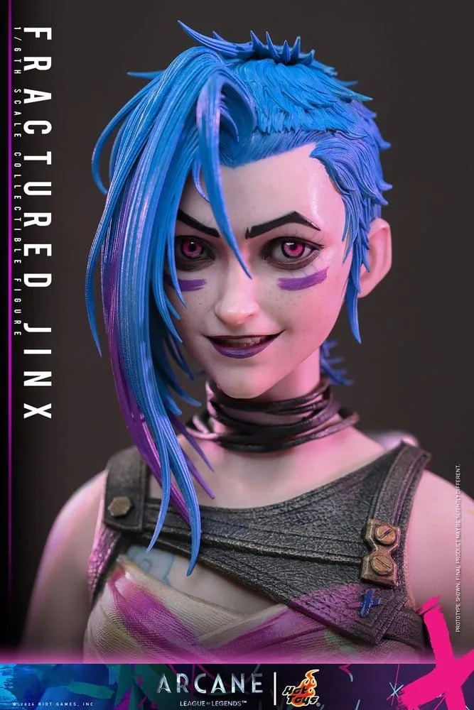 Arcane Action Figure – Fractured Jinx 1/6 28 cm 12