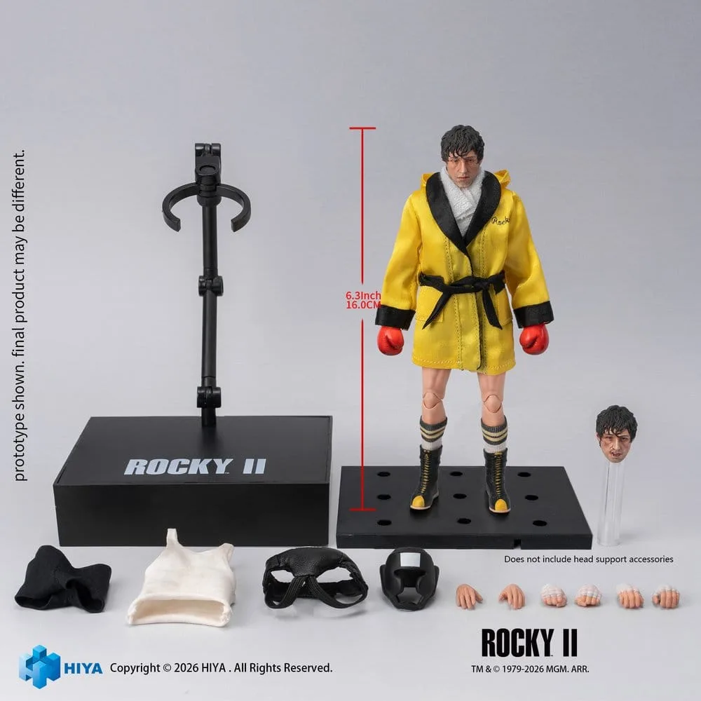 Rocky II Action Figure – Balboa Boxer Version 1/12 16 cm 4