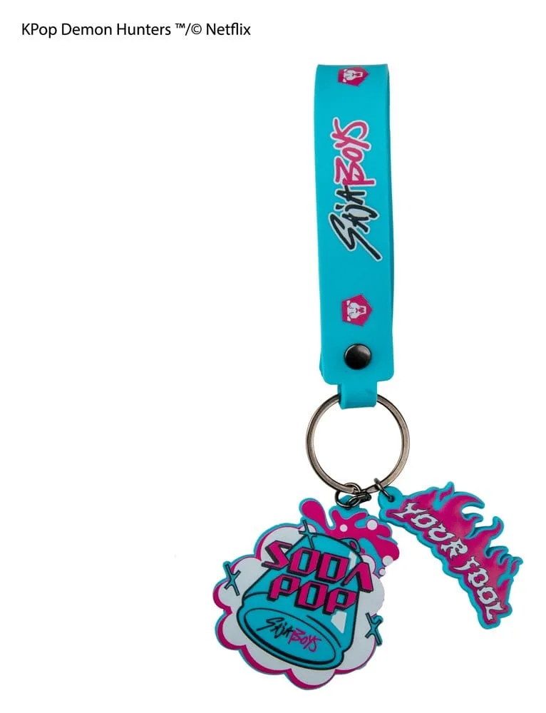 KPop Demon Hunters Wristlet Keychain – Soda Pop