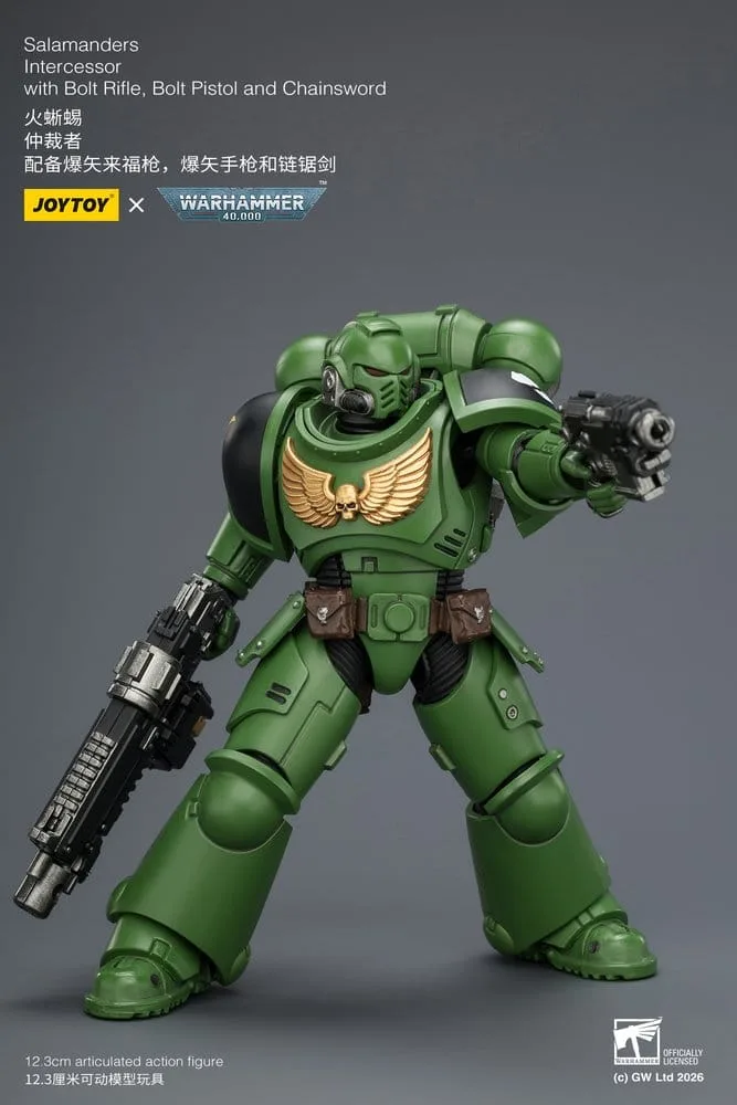 Warhammer 40,000 Action Figure – Salamanders Intercessor 12.3 cm 16