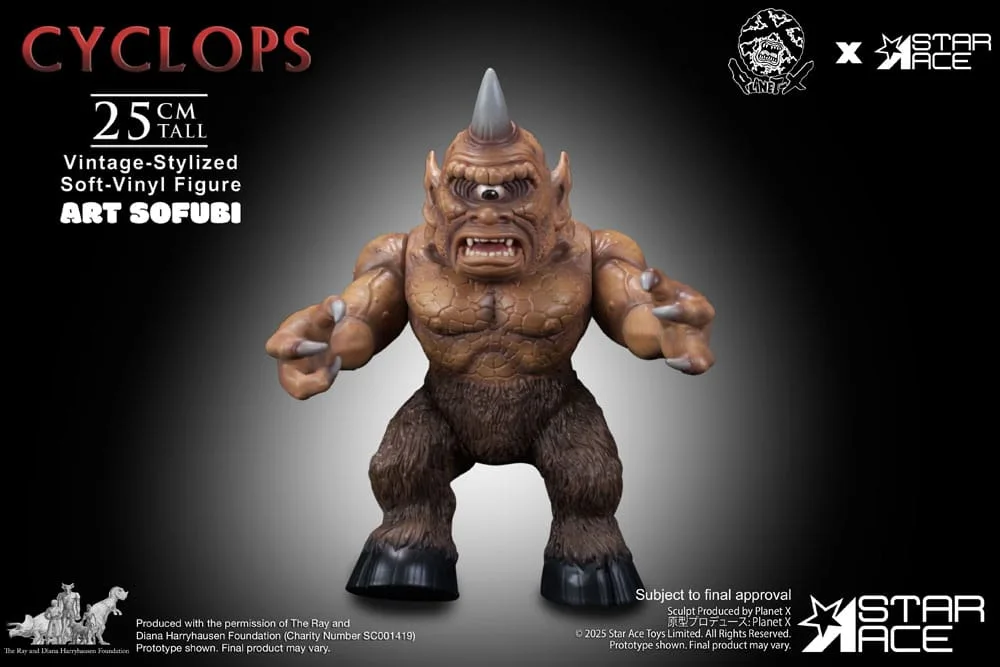Ray Harryhausen Vinyl Statue – Vintage Cyclops 25 cm 12