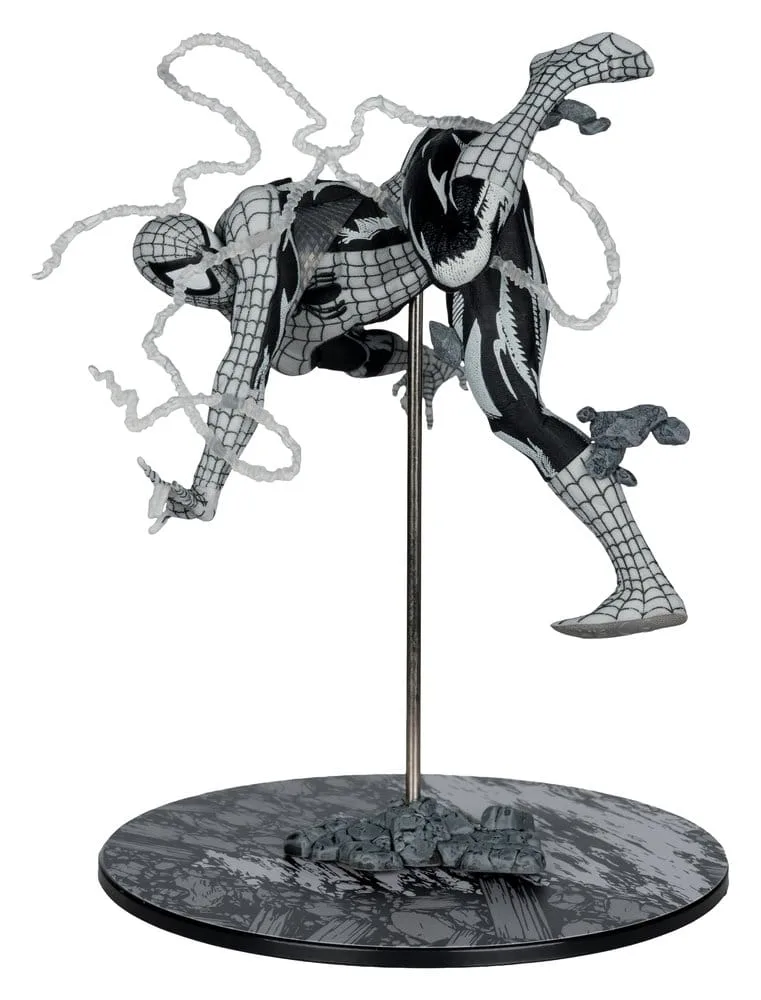 Marvel PVC Statue – Spider-Man Line Art Gold Label 17.2 cm 5