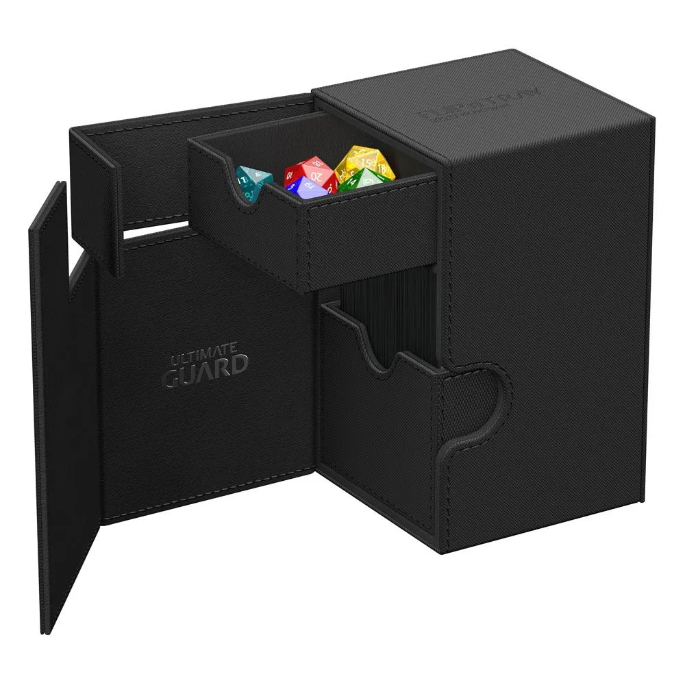 Ultimate Guard Deck Box – Flip’n’Tray 100+ Xenoskin Black 6