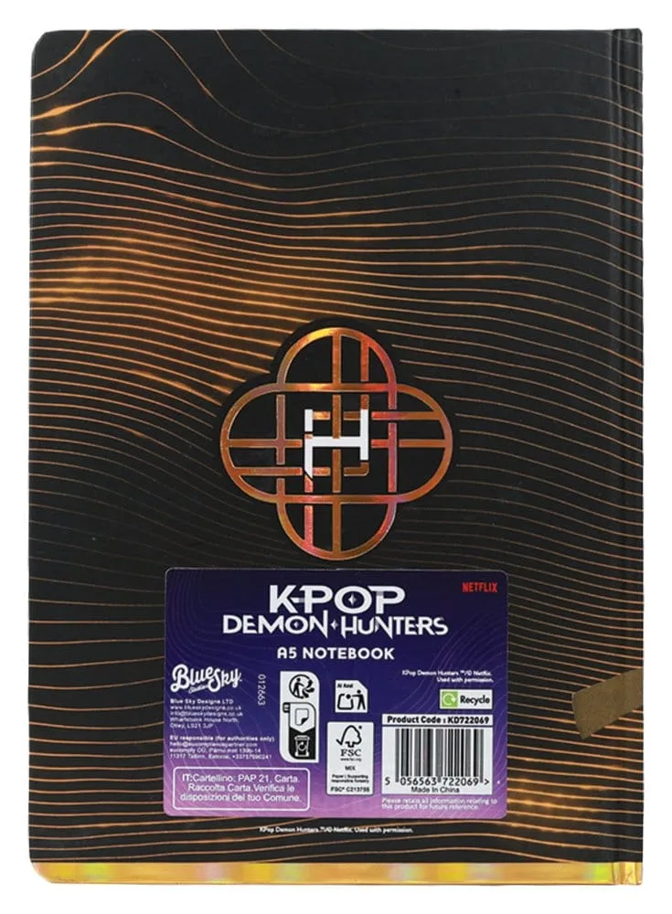 KPop Demon Hunters Notebook – Golden A5 3