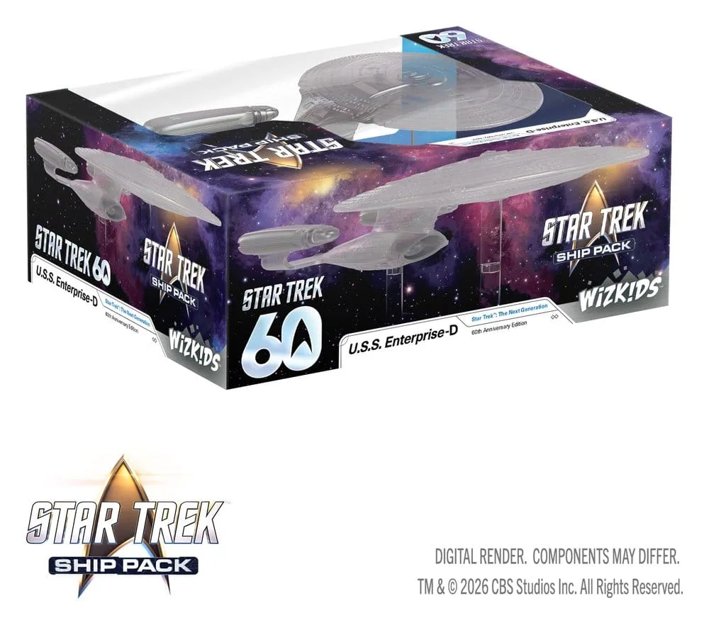 Star Trek Ship Miniature – Enterprise-D 60th Anniversary 22 cm 2