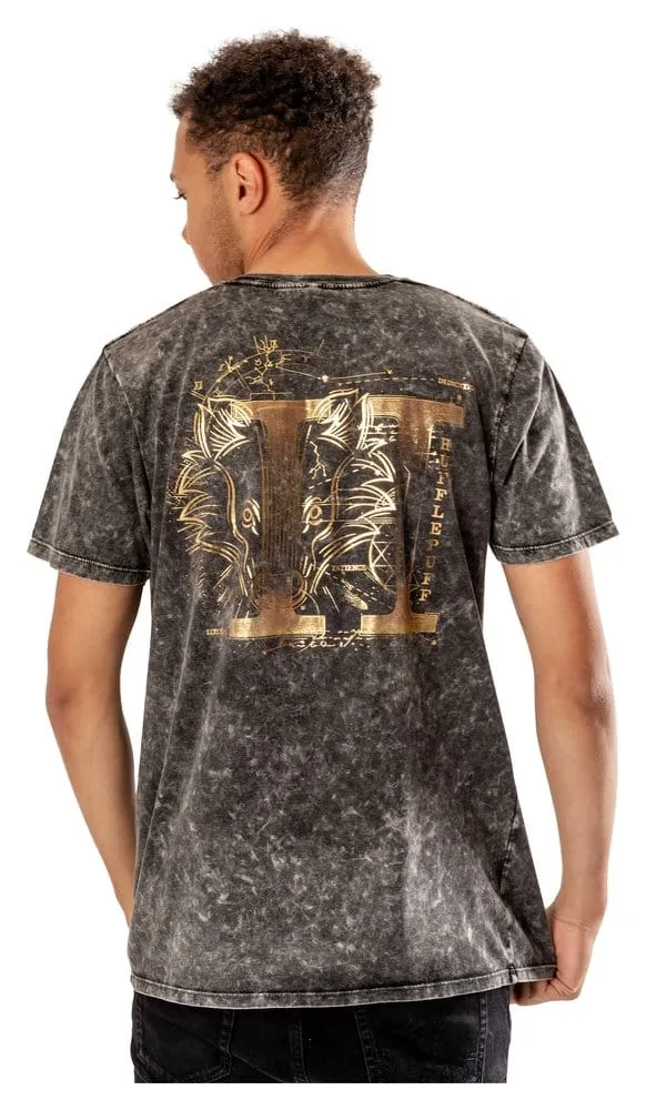 Harry Potter T-Shirt – Hufflepuff Acid Wash XXL