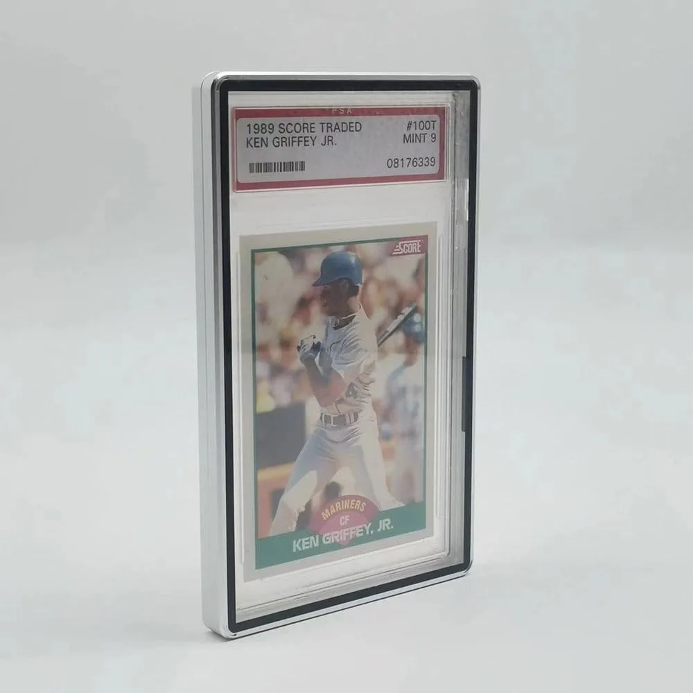 PSA Graded Card Case – Silver Magnetic Slab Protector 2