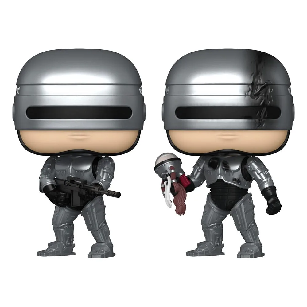 RoboCop Vinyl Figure Set – Metallic and Chase 6-Pack 9 cm