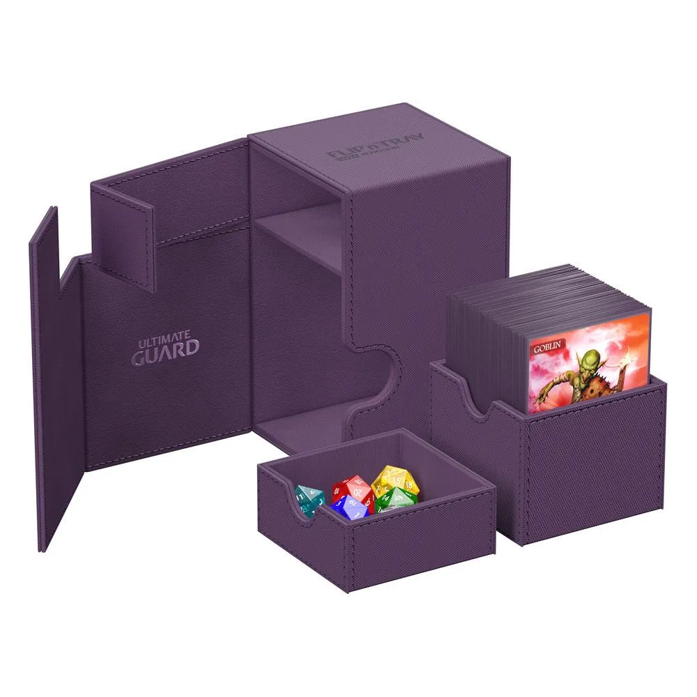 Ultimate Guard Deck Box – Purple Flip’n’Tray 100+ Xenoskin 4
