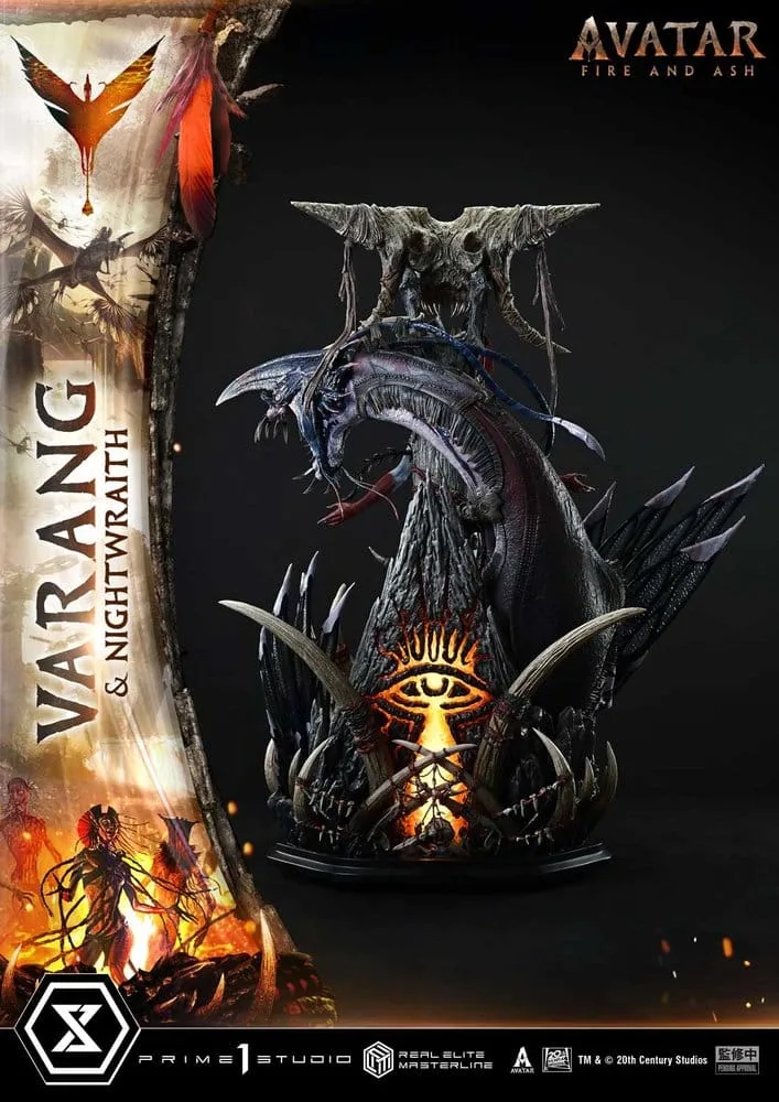 Avatar Fire and Ash Statue – Varang & Nightwraith Bonus Version 96 cm 9