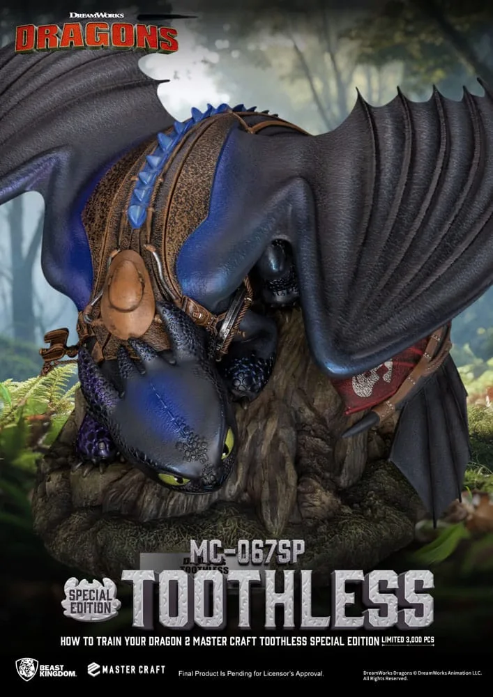 How to Train Your Dragon 2 Statue – Master Craft Toothless 38 cm 8