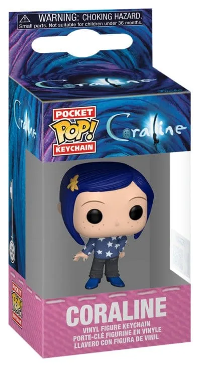 Coraline Vinyl Keychains – Sweater Pop Display of 12 4 cm 2