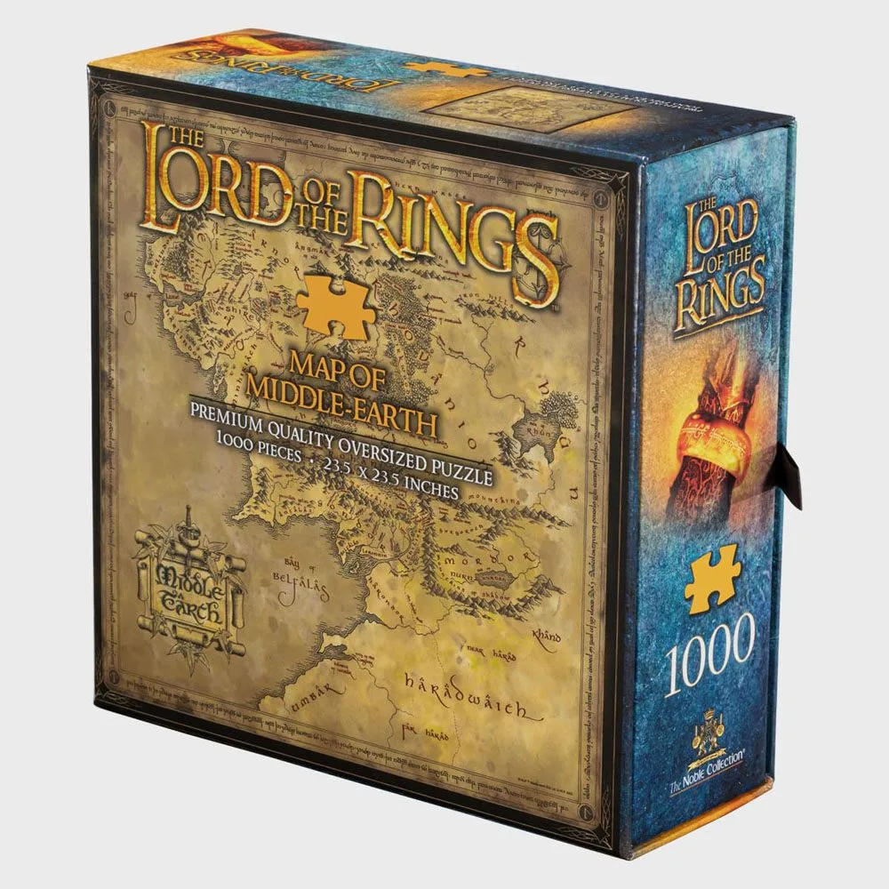 Lord of the Rings Puzzle – Middle Earth 1000 Pieces 60 x 60 cm 2