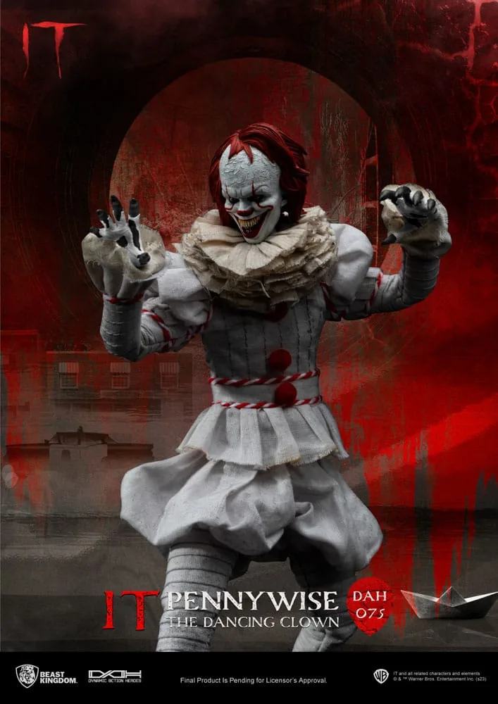 IT Action Figure – Pennywise Dynamic 8ction Heroes 1/9 Scale 9