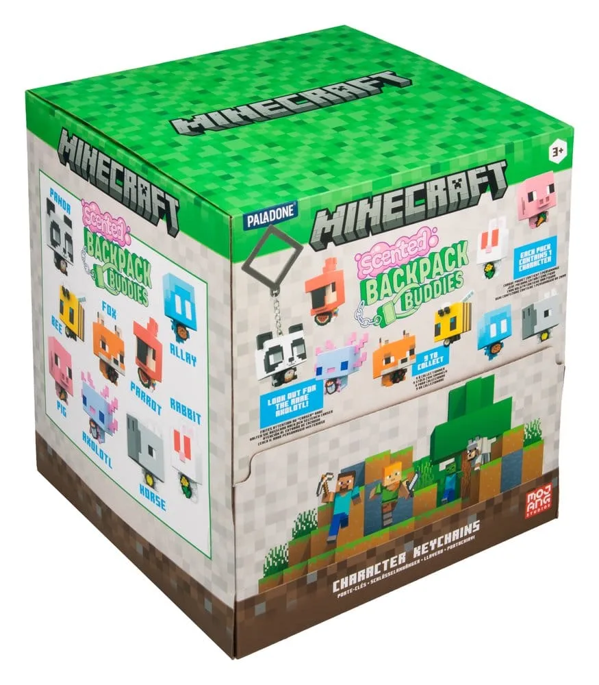 Minecraft Bag Clips – Scented Series 4 Blind Box Assortment of 24 5