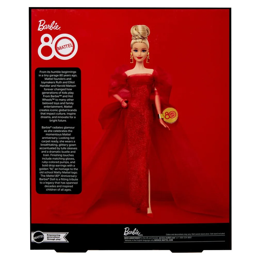 Barbie Signature Doll – 80th Anniversary Blonde 3