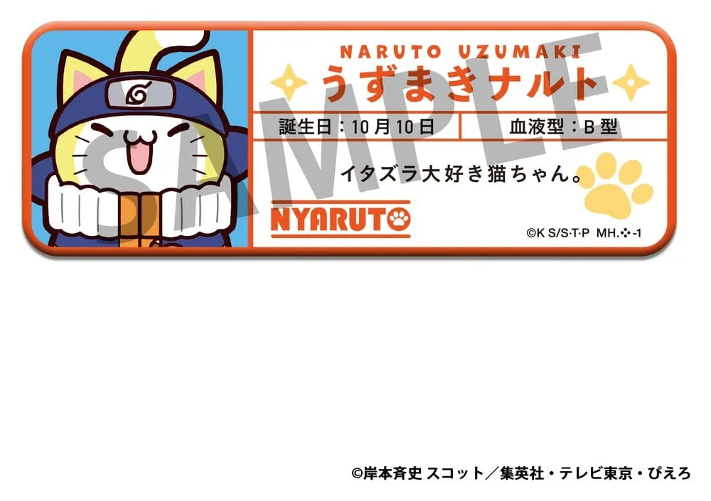 Naruto Pins – Mega Cat Project Nyaruto 16 stuks 5 cm 2