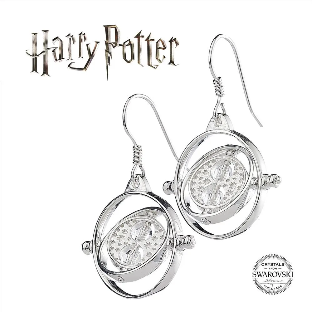 Harry Potter Earrings – Time-Turner Swarovski Crystals 1.5 cm