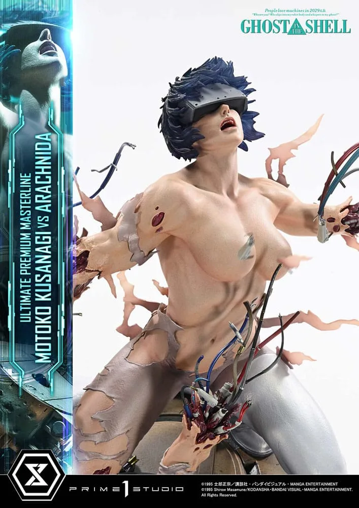 Ghost in the Shell Statue – Motoko Kusanagi vs Arachnida 68 cm 8