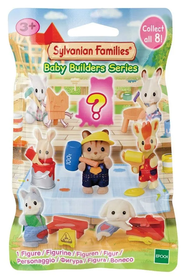Sylvanian Families Minifiguren – Bouwplaats 16 zakjes 4–5 cm 2