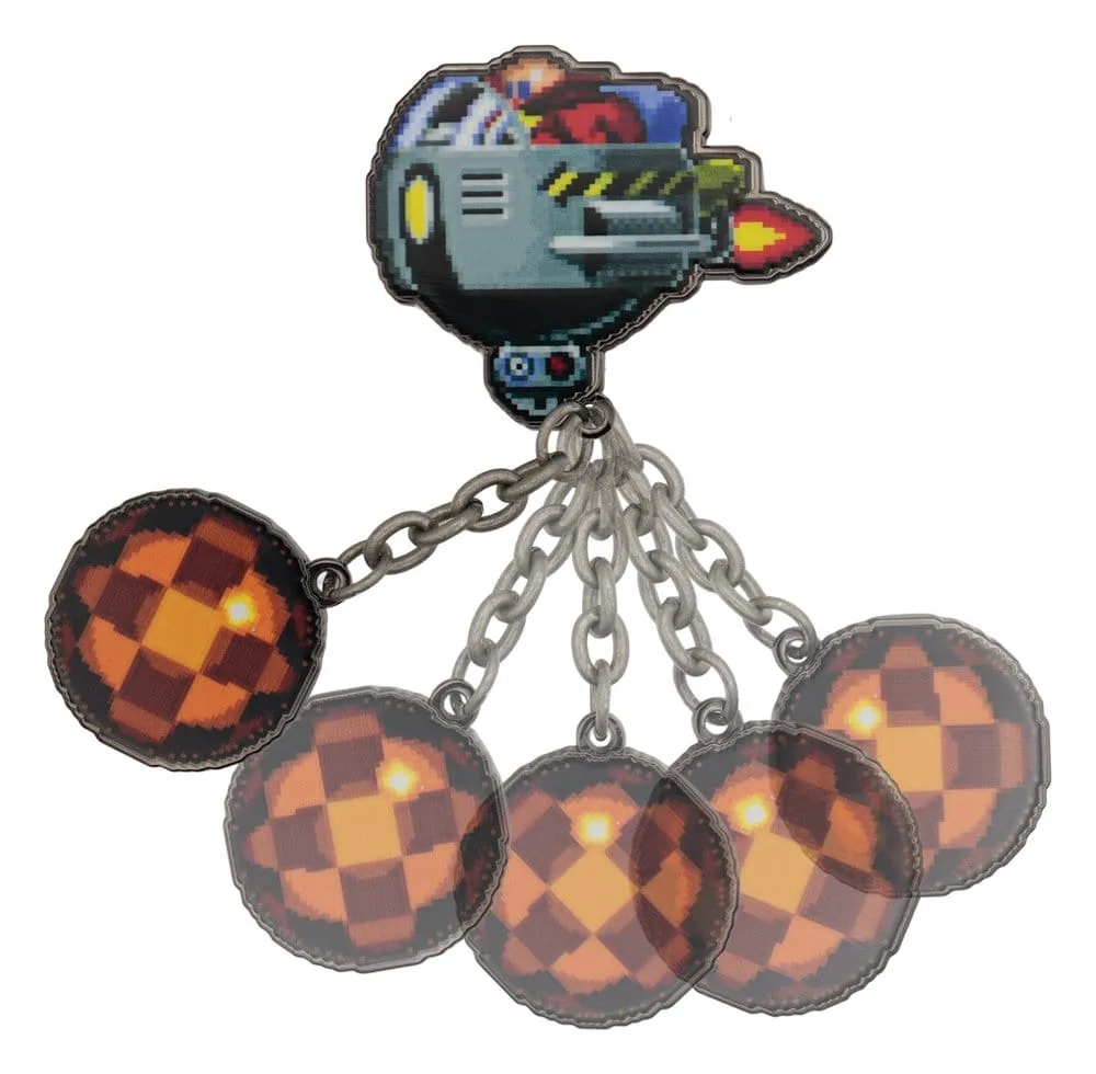 Sonic the Hedgehog Chained Pin – Dr. Eggman Egg Mobile 4