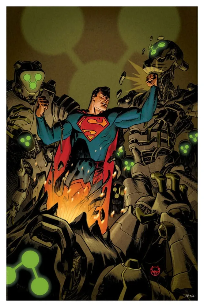 DC Comics Art Print – Superman Space Age Unframed 61 x 41 cm