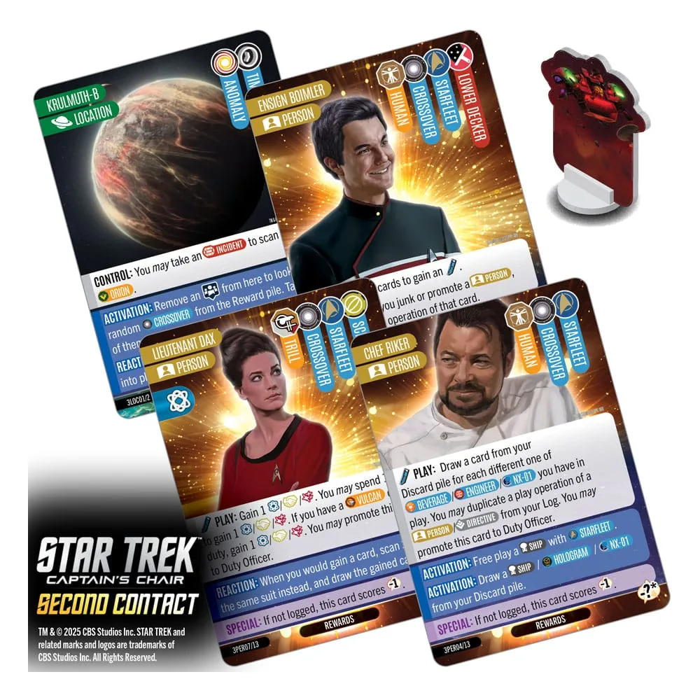 Star Trek Card Game Expansion – Captain’s Chair Second Contact English 4