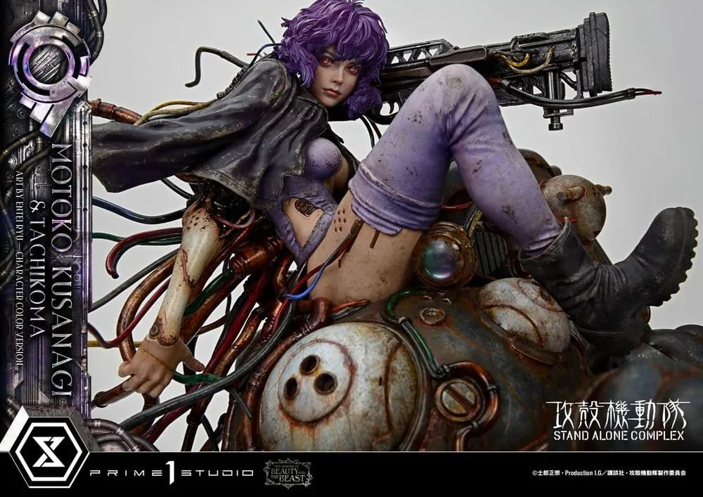 Ghost in the Shell Statue – Motoko Kusanagi and Tachikoma 53 cm 15