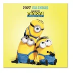 Minions Wall Calendar – 2027 with Poster 29.5 x 29.5 cm 1