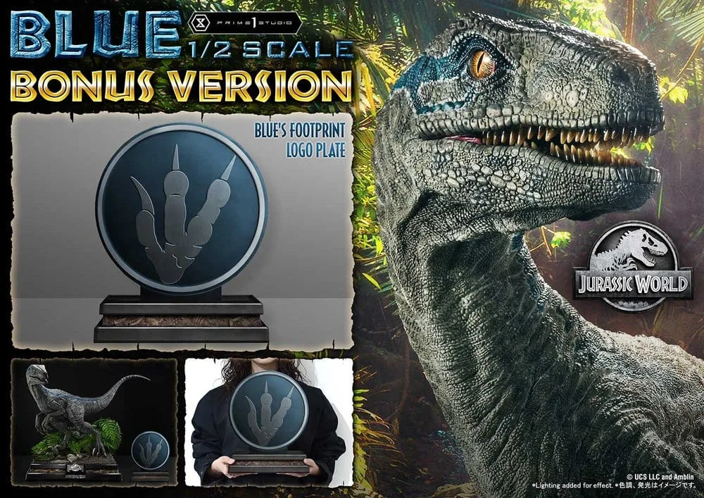 Jurassic World Fallen Kingdom Statue – Blue Bonus Version 88 cm 3