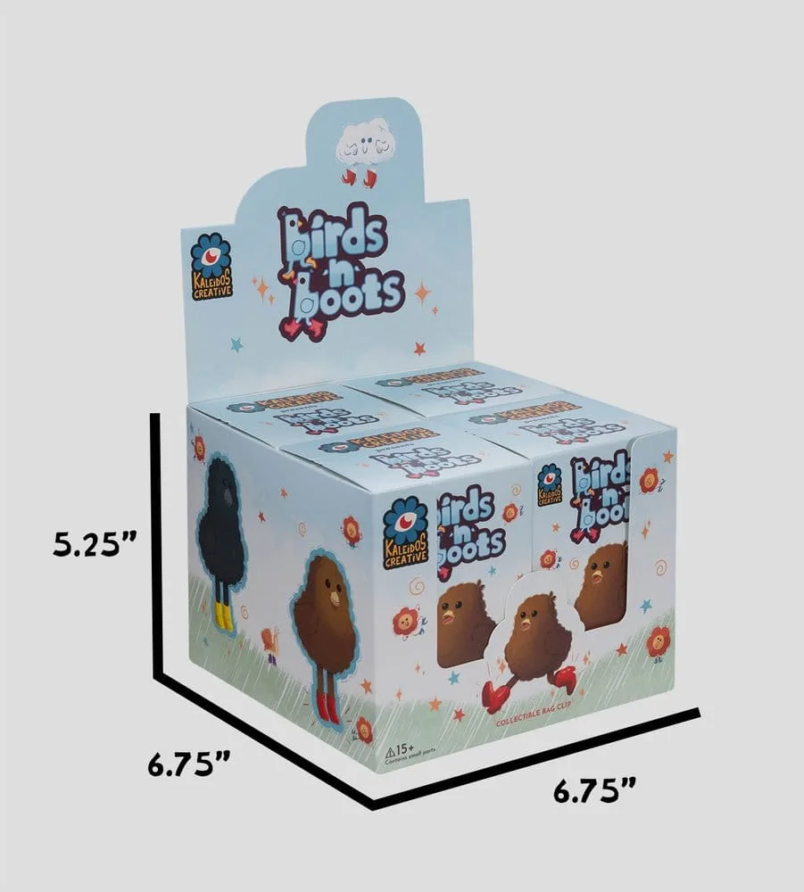 Birds N Boots Bag Clips – Blind Box Display of 4 8 cm 9