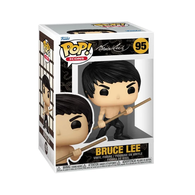 Bruce Lee Vinyl Figure – Funko Pop Icons Dynamic Pose 9 cm 2