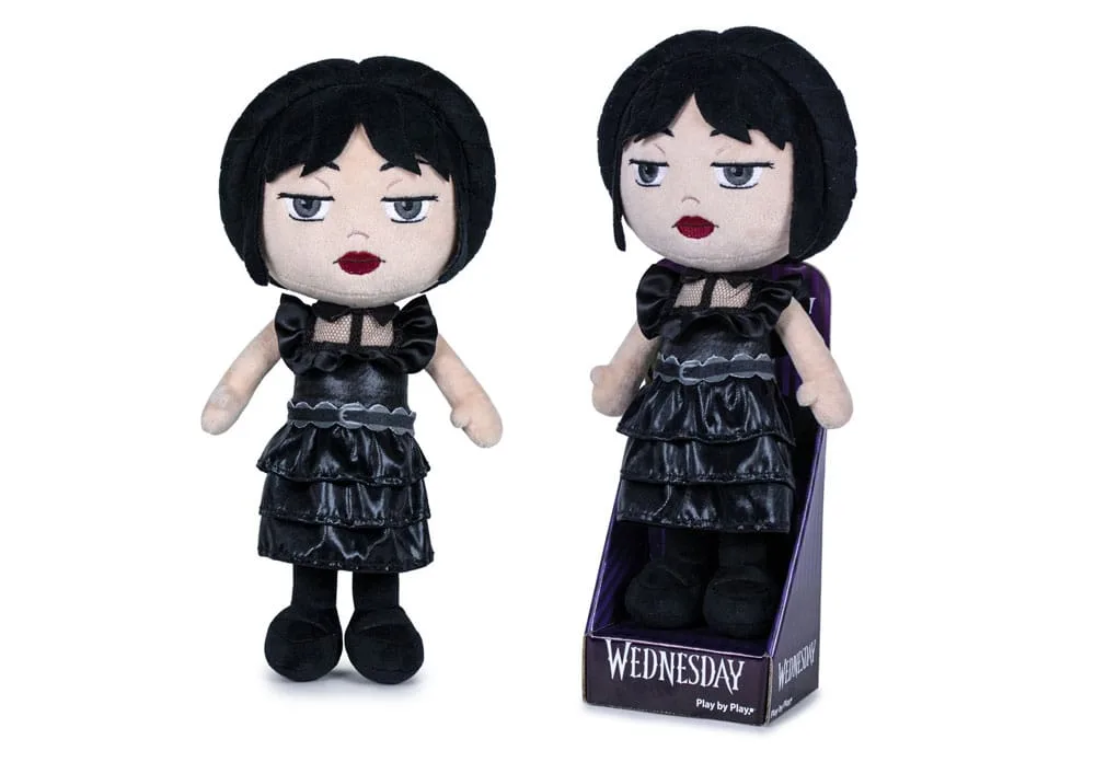 Wednesday Plush Figures – Uniform and Party Dress Set of 6 32 cm 4