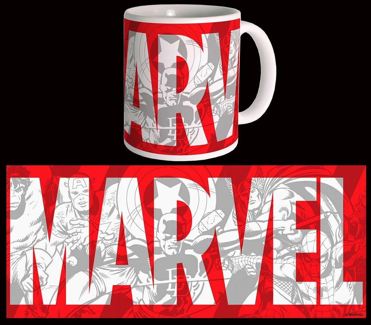 Marvel Comics Mug – Big Logo 300 ml