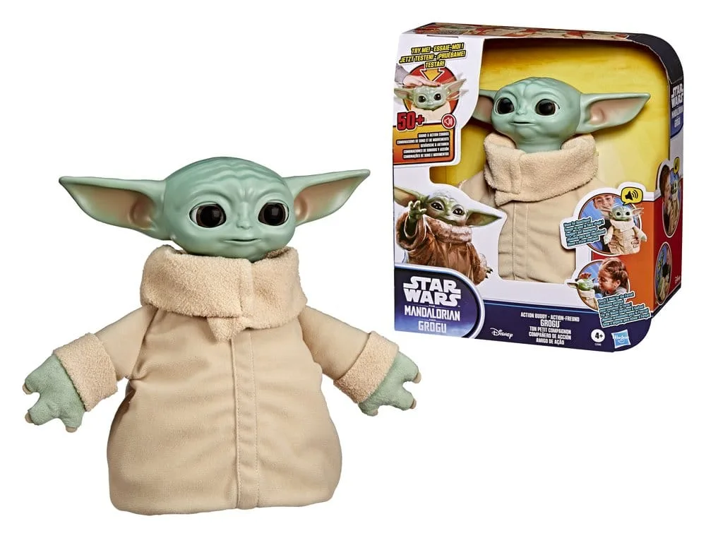 Star Wars Interactive Plush – Action Buddy Grogu 25 cm 3