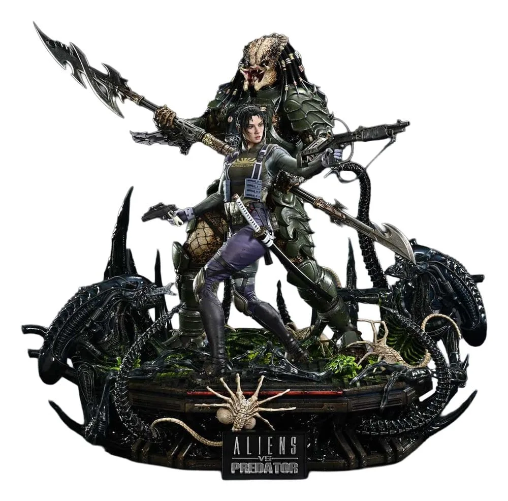 Aliens vs. Predator Statue – Machiko & Broken Tusk 79 cm