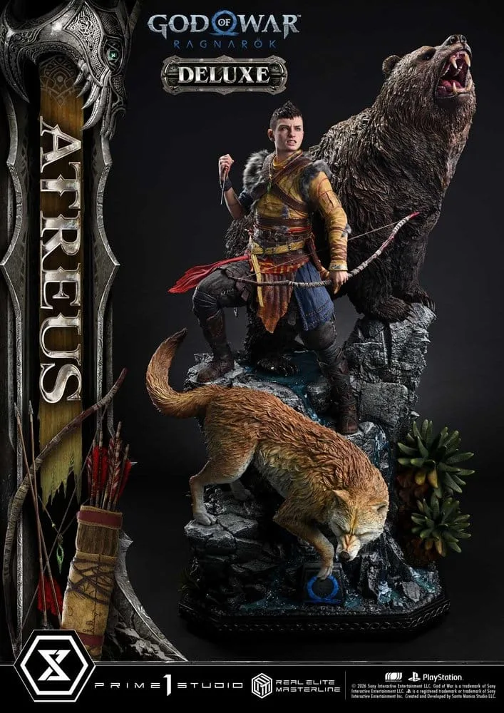 God of War Ragnarok Statue – Atreus DX Bonus 1/3 Scale 96 cm 5