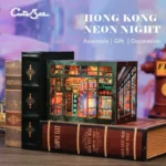 Hong Kong Book Nook – CuteBee Neon Light 13 x 17 cm 2