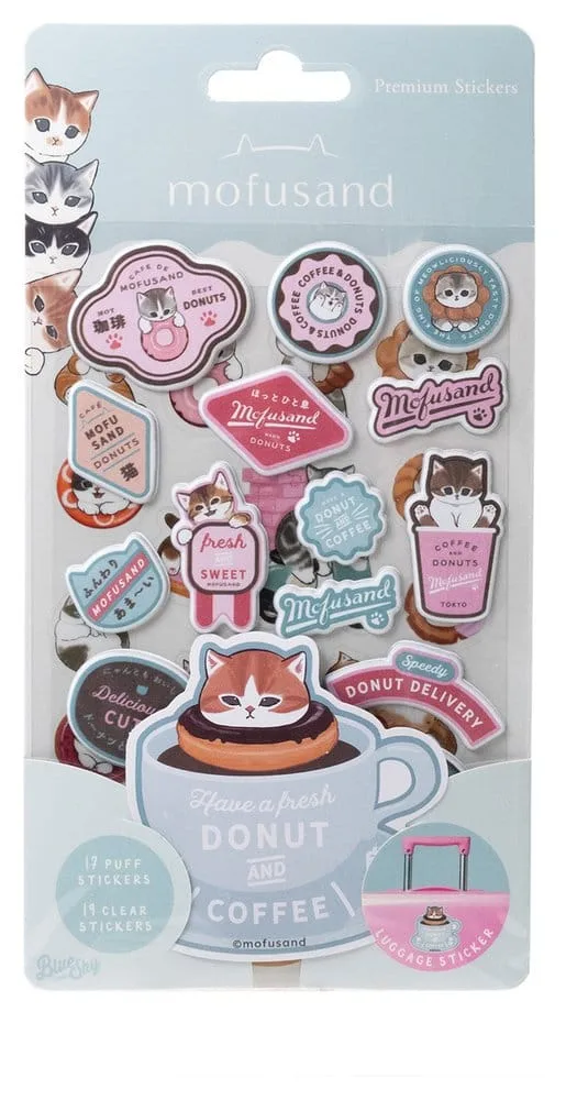 Mofusand Sticker Set – Premium