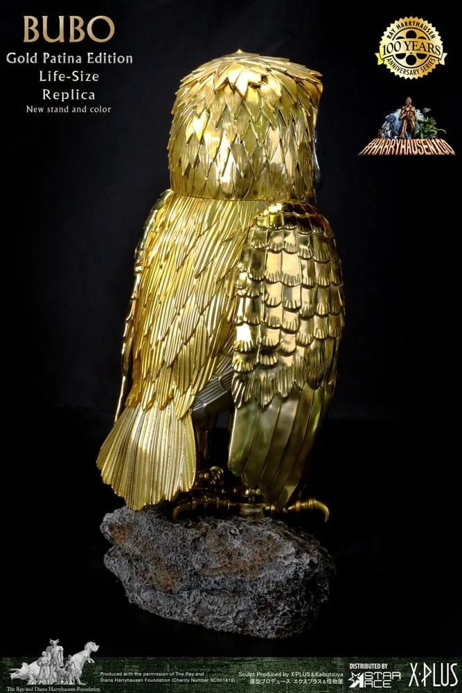 Clash of the Titans Statue – Bubo Gold Patina Deluxe 5